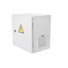 Шкаф серверный уличный всепогодный настенный укомплект. Эконом ШТВ-НЭ-3.3.21-3ВВА-Т1 7U 300х210мм пе