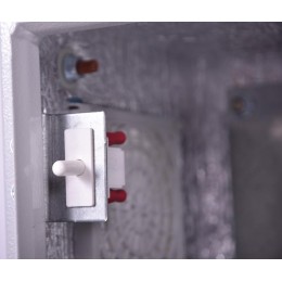 Шкаф серверный уличный всепогодный настенный укомплект. Эконом ШТВ-НЭ-3.3.21-3ВВА-Т1 7U 300х210мм пе