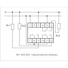 Реле многофункциональное PCU-530 (1 модуль; монтаж на DIN-рейке 100-264В AC/DC 3х8А 3NO/NC IP20) F&F