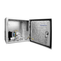 Шкаф серверный уличный всепогодный настенный Эконом ШТВ-НЭ-5.5.25-3ААА-Т2 9U 500х250мм передн. двер.