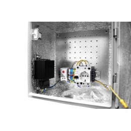 Шкаф серверный уличный всепогодный настенный Эконом ШТВ-НЭ-5.5.25-3ААА-Т2 9U 500х250мм передн. двер.