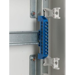 Шина нулевая в комб. DIN-изол. "Стойка" ШНИ-8х12-10-КС-С IEK YNN10-812-10DP-K07