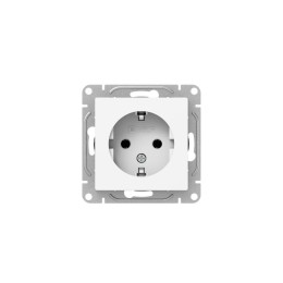 Розетка СП Эпика 16А с заземл. без защ. шторок механизм бел. EKF UP1-SOW-110