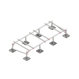 Конструкция опорная для установки оборудования TECHNORAPTOR STEELFOOT 3000х1200 тип 1 HD КМ TR0352