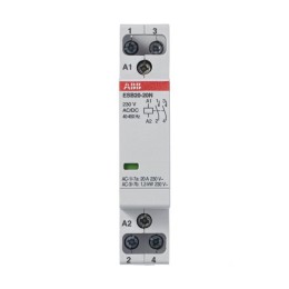 Контактор ESB20-20N-06 модульный (20А АС-1 2НО) катушка 230В AC/DC ABB 1SBE121111R0620