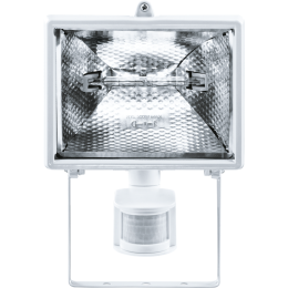 Прожектор 94 610 NFL-SH1-500-R7s/WH 500Вт R7s IP44 (ИО 500вт бел. с датчиком движ.) Navigator 94610