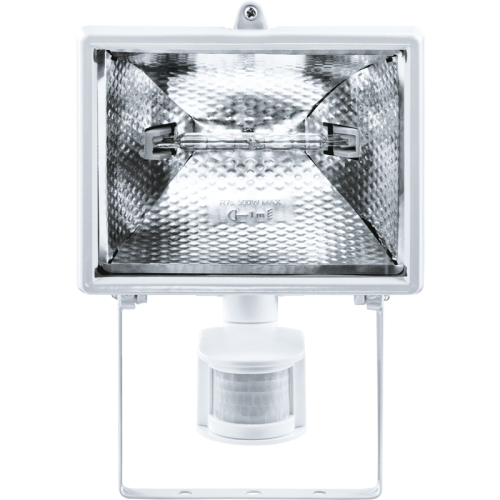 Прожектор 94 610 NFL-SH1-500-R7s/WH 500Вт R7s IP44 (ИО 500вт бел. с датчиком движ.) Navigator 94610