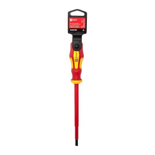 Отвертка SL6.5х150мм Master 1000В Basic EKF sl-6.5-150-mas-in