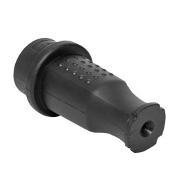 Вилка прямая 32А 3P+PE  380В IP44 каучук Basic EKF RPS-021-32-380-44