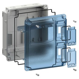 Корпус ЩУРн-П 3/6 Krepta 5 IP66 PC пластик. IEK MSP3-N-06-55