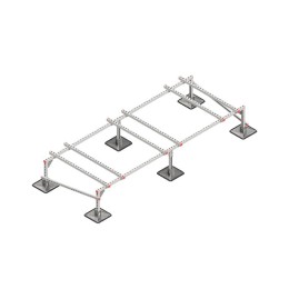 Конструкция опорная для установки оборудования TECHNORAPTOR STEELFOOT 3000х1200 тип 2 HD КМ TR0353