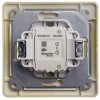 Выключатель 1-кл. СП Glossa 10А IP20 (сх. 1) 10AX в сборе фисташк. SE GSL001012