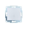 Переключатель проходной 1-кл. 1п СП ASTI 10А IP20 механизм бел. LEZARD 7081-0288-105