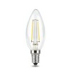 Лампа светодиодная филаментная Black Filament 5Вт свеча 2700К тепл. бел. E14 420лм GAUSS 103801105
