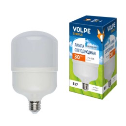 Лампа светодиодная LED-M80-30W/DW/E27/FR/S Simple 30Вт матовая 6500К холод. бел. E27 (упак. картон)