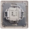 Выключатель 1-кл. СП Glossa 10А IP20 (сх. 1) 10AX в сборе платина SE GSL001212