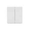 Выключатель 2-кл. СП ROUND MIELE 10А перламутр Kranz KR-78-0706-1