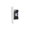Выключатель 2-кл. СП ROUND MIELE 10А перламутр Kranz KR-78-0706-1