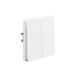 Выключатель 2-кл. СП ROUND MIELE 10А перламутр Kranz KR-78-0706-1