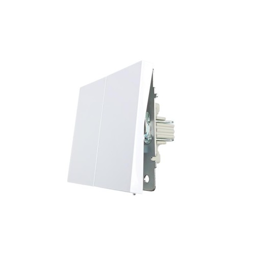 Выключатель 2-кл. СП ZIMA IP20 10А безвинт. зажим бел. LEZARD 704-0288-101QC