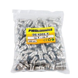 Переходник F-F "БОЧКА" с кольц. (03-044) (уп.100шт) PROCONNECT 05-4201-4