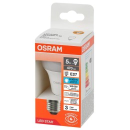 Лампа светодиодная LED Star 5Вт 6500К холод. бел. E27 470лм A угол пучка 180град. 170-250В (замена 4