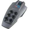 Удлинитель с сетевым фильтром 6х7м с заземл. 10А IP20 CCA 3х1 сер. PILOT 802474