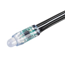 Модуль герметичный управляемый DMX-UVR-D12 5V RGB (0.3Вт IP67 90deg) пластик (уп.500шт) Arlight 0391