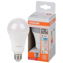 Лампа светодиодная LSCLA250 20W/865 230VFR LED Star 20Вт 6500К холод. бел. E27 2452лм A угол пучка 1
