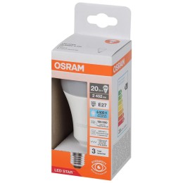 Лампа светодиодная LSCLA250 20W/865 230VFR LED Star 20Вт 6500К холод. бел. E27 2452лм A угол пучка 1