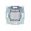 Переключатель проходной 1-кл. 1п СП ASTI 10А IP20 механизм черн. бархат LEZARD 7081-4288-105
