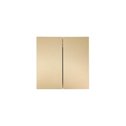 Выключатель 2-кл. СП ZIMA IP20 10А безвинт. зажим зол. LEZARD 704-3688-101QC