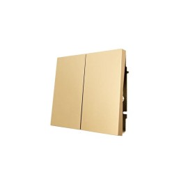 Выключатель 2-кл. СП ZIMA IP20 10А безвинт. зажим зол. LEZARD 704-3688-101QC