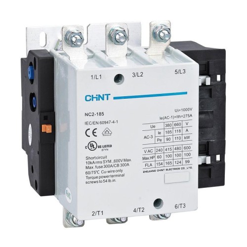Контактор NC2-185 185А 110В AC-3 50Гц (R) CHINT 236580