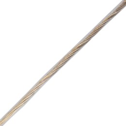 Трос стальной в ПВХ изоляции d2.0мм (20м) REXANT 09-5120