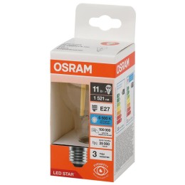 Лампа светодиодная филаментная LSCLA150 11W/865 230VFILCL 11Вт 6500К холод. бел. E27 1521лм A угол п