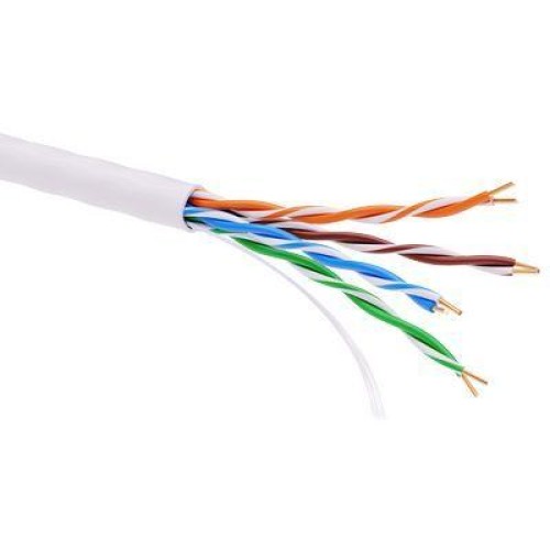 Кабель информационный неэкранир. U/UTP кат.5E 4х2 PVC бел. DKC RN5EUUPV3WH