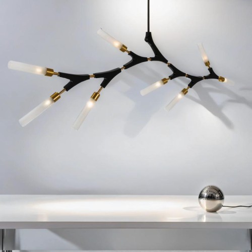 Светильник Crown 25Вт G9х8 IP20 подвесной Freya FR5213PL-08B