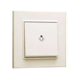 Кнопка таймера 1-кл. СП Karea 10А IP20 крем. Makel 56010004