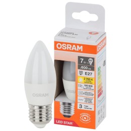 Лампа светодиодная LED Star 7Вт 2700К тепл. бел. E27 600лм B угол пучка 200град. 170-250В (замена 60