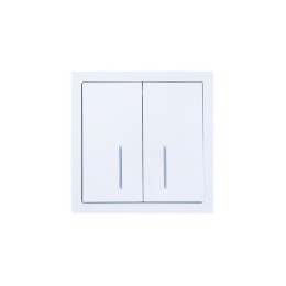 Выключатель 2-кл. с индик. СП ZIMA IP20 10А безвинт. зажим бел. LEZARD 704-0288-112QC