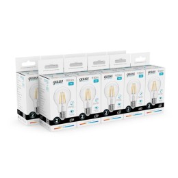 Лампа светодиодная филаментная Filament Elementary А60 11Вт 4100К Е27 930лм GAUSS 22221