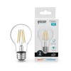 Лампа светодиодная филаментная Filament Elementary А60 9Вт 4100К Е27 730лм GAUSS 22229