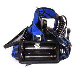 Фонарь аккумуляторный налобный LED5337 3.7В 1LED 5Вт фокус 2 ак. 3 режима USB бокс черн. Ultraflash