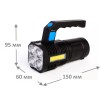 Фонарь аккумуляторный LED53766 4В 4LED+COB 3Вт 4 режима USB бокс черн. Ultraflash 15017