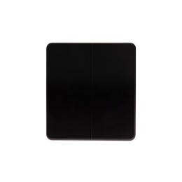 Выключатель 2-кл. СП ROUND MIELE 10А оникс Kranz KR-78-0706-3