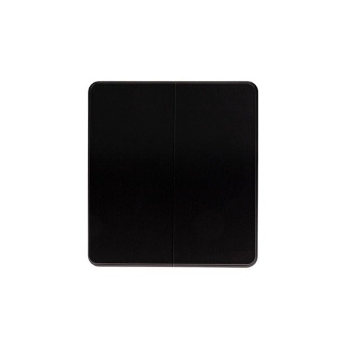 Выключатель 2-кл. СП ROUND MIELE 10А оникс Kranz KR-78-0706-3