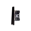 Выключатель 2-кл. СП ROUND MIELE 10А оникс Kranz KR-78-0706-3