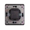 Выключатель 2-кл. СП ROUND MIELE 10А оникс Kranz KR-78-0706-3