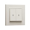 Переключатель 2-кл. СП Karea 10А IP20 крем. Makel 56010026